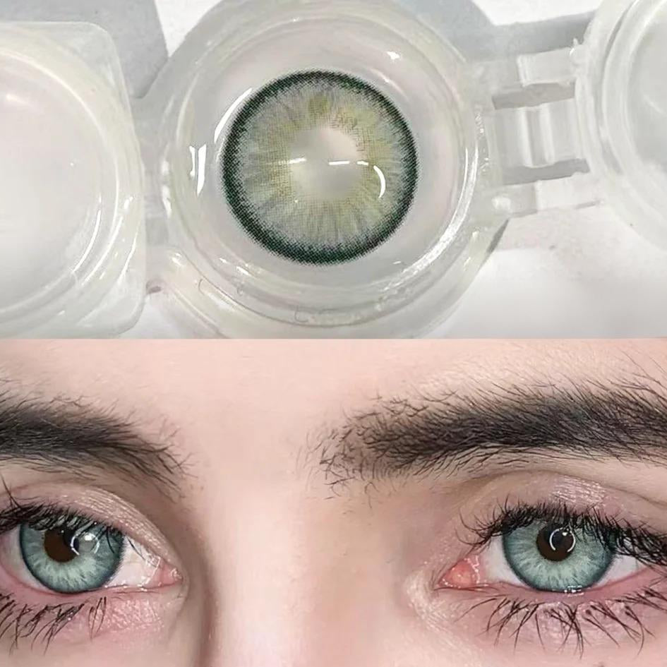 Lentes de contacto de color verde JK